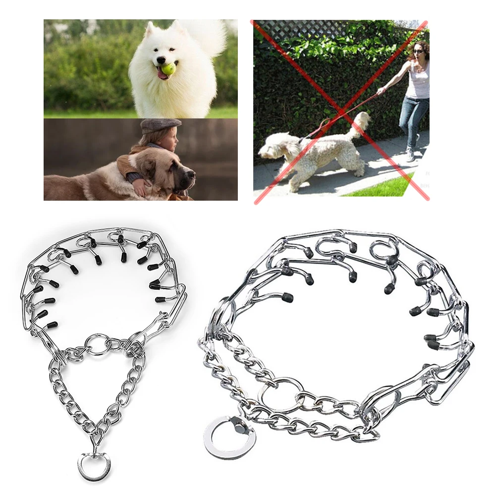 Прогулки безопасности инструмент железные цепи собака дроссель воротник