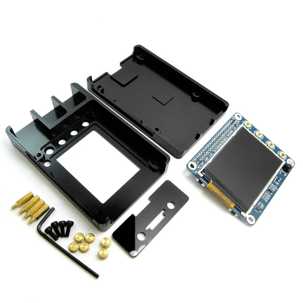 Алюминиевый корпус для Raspberry Pi DIY Kit с 2 дюймовым высоким TFT ЖК экраном Модель B/B
