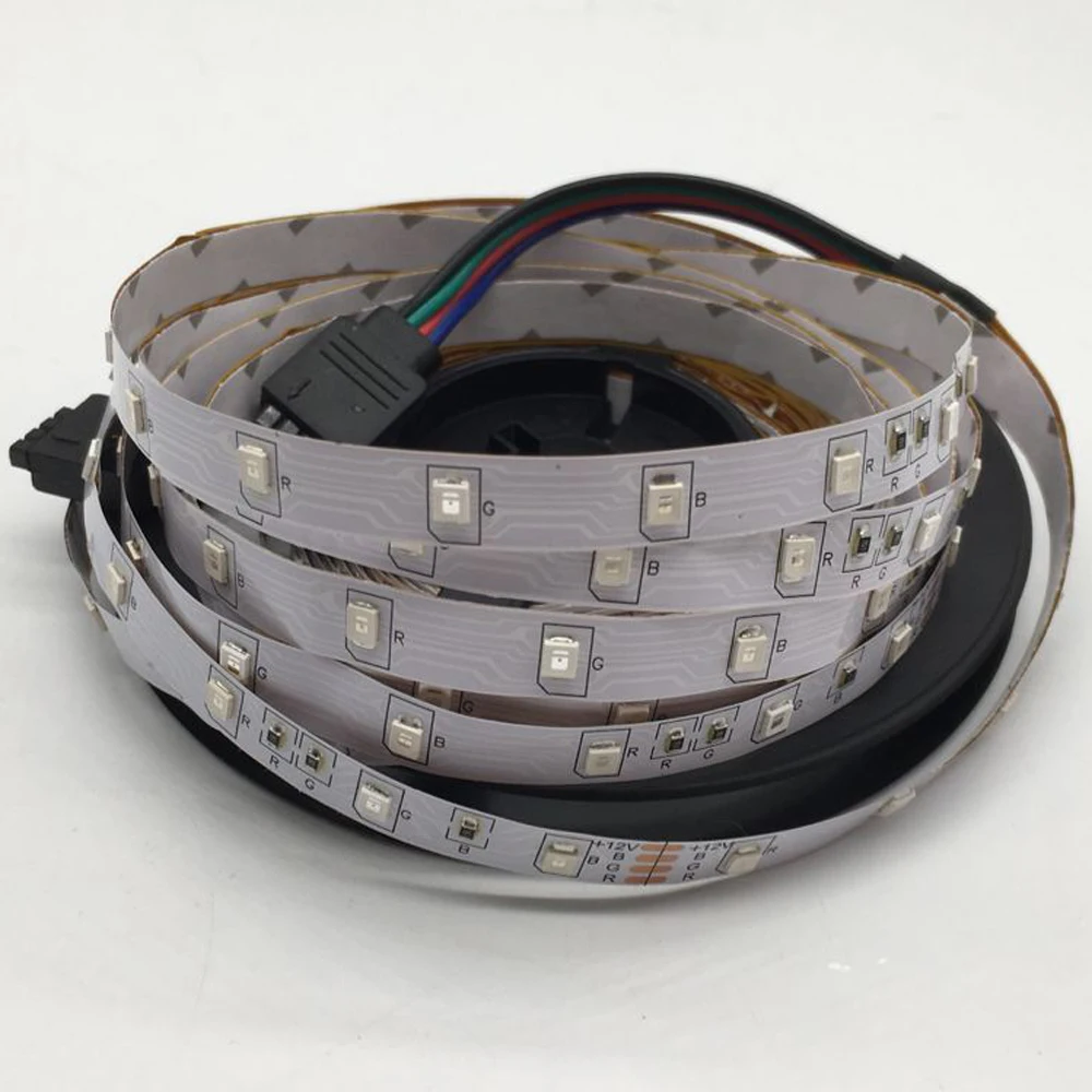 5 м 10 15 20 SMD 2835 RGB Светодиодная лента гибкая светодиодная Диодная