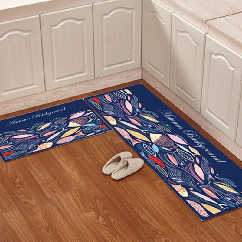 Мультяшный кухонный напольный коврик дверной 2 шт./компл. матрас для ванной