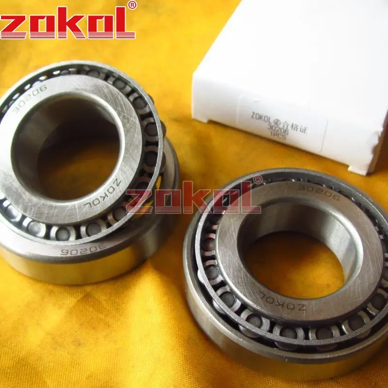 Подшипник zokol 30206 7206E конический роликовый подшипник 30*62*17,25 мм