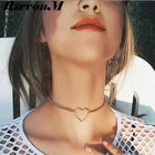 Женское Ожерелье-подвеска RscvonM, яркое ожерелье до ключиц, изящная подвеска в форме сердца, подарок