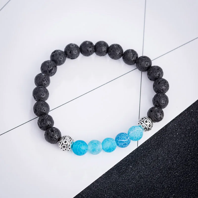 Бусины шармы из вулканического камня 8 мм|Браслеты с шармами| |