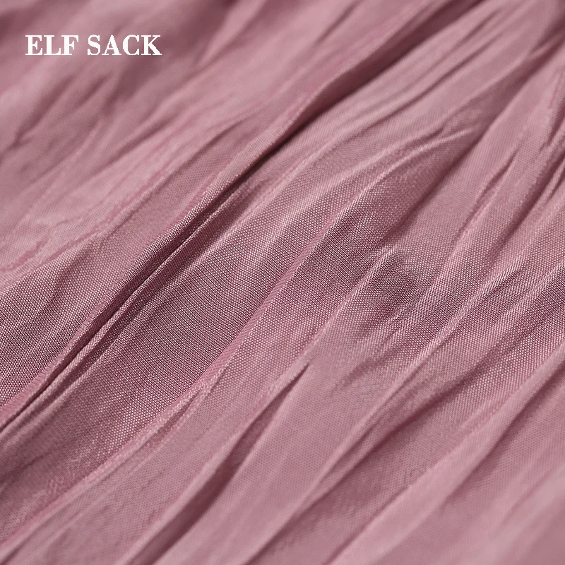 Женские винтажные брюки ELF SACK серо зеленые свободые с широкими штанинами со