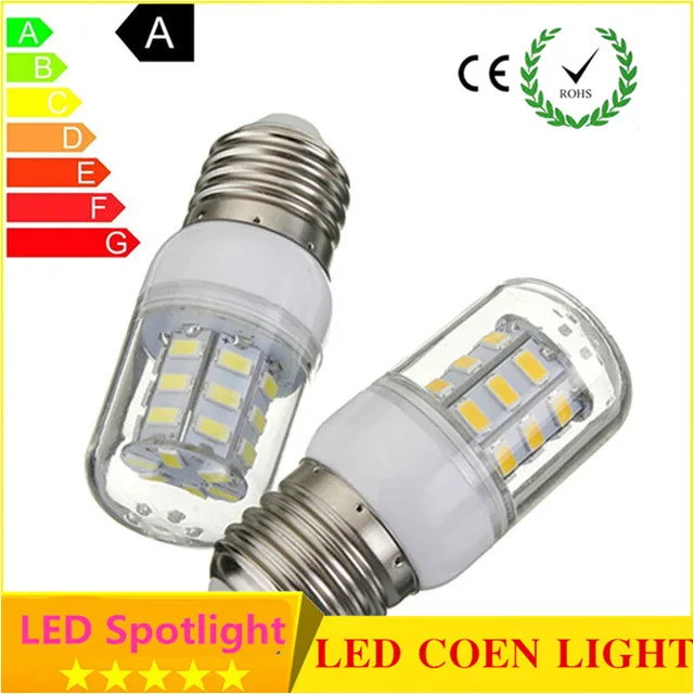 Лампада светодиодный E27 Светодиодный светильник 5730 SMD свет Кукуруза лампа 24 36 48 56