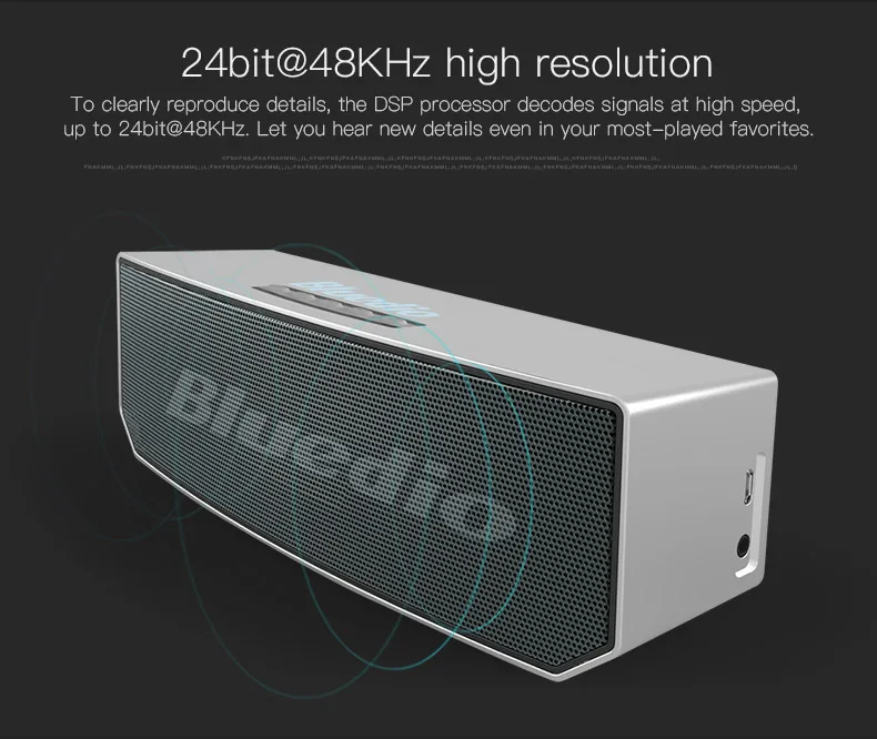 Мини Bluedio BS-5 сабвуферный микрофон с Блютуз автомобильный сабвуфер Портативный беспроводной Bluetooth реалистичный 3D стерео объемный звук