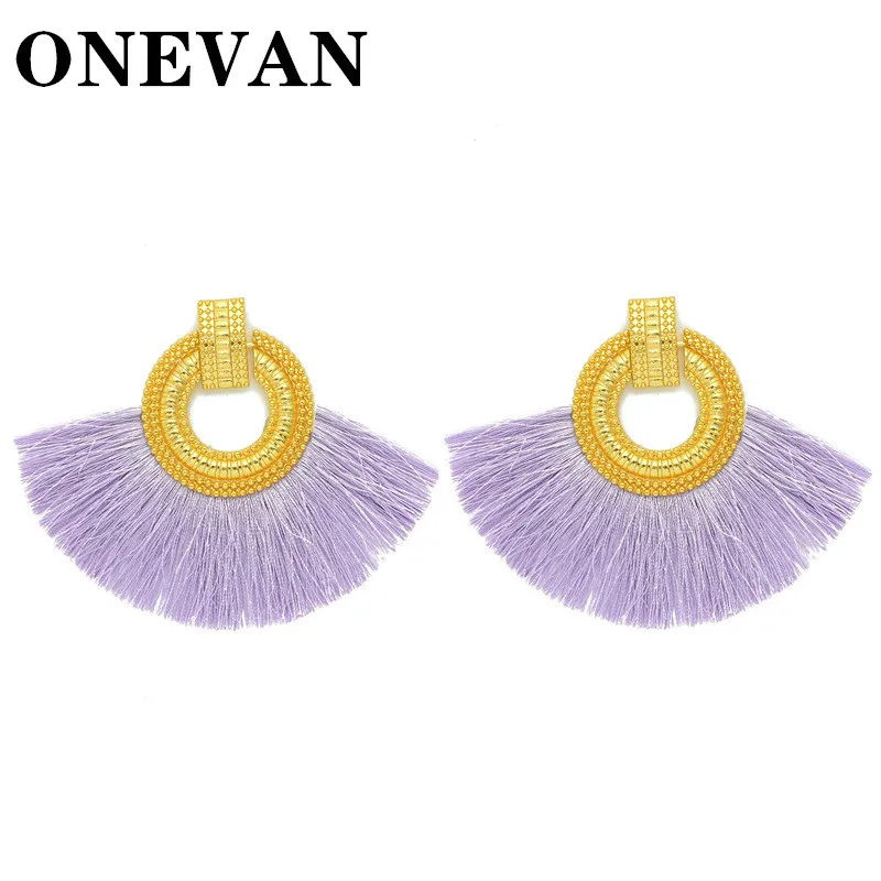 ONEVAN Серьги-кисточки женские серьги ювелирные изделия 2019 длинные винтажные