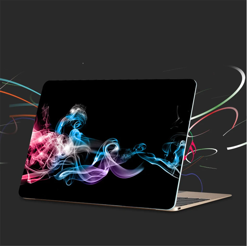 Цветная печать сменная крышка ноутбука ПК Жесткий чехол для MacBook Air Pro retina Touch Bar 12 5