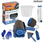 Бесплатная доставка, бесшовный инструмент для нанесения краски, Профессиональный роликовый инструмент для нанесения краски на стену, набор кистей для нанесения краски на стену, ролик для нанесения краски с перчаткой