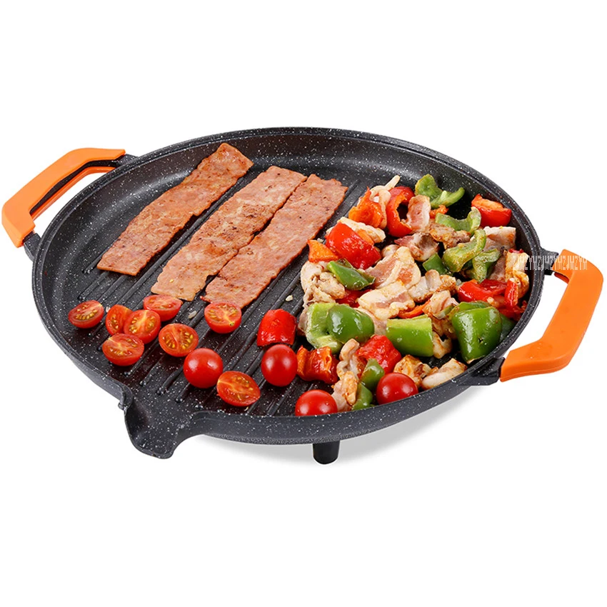 Многофункциональный корейский Электрический гриль KP153C круглый буфет для