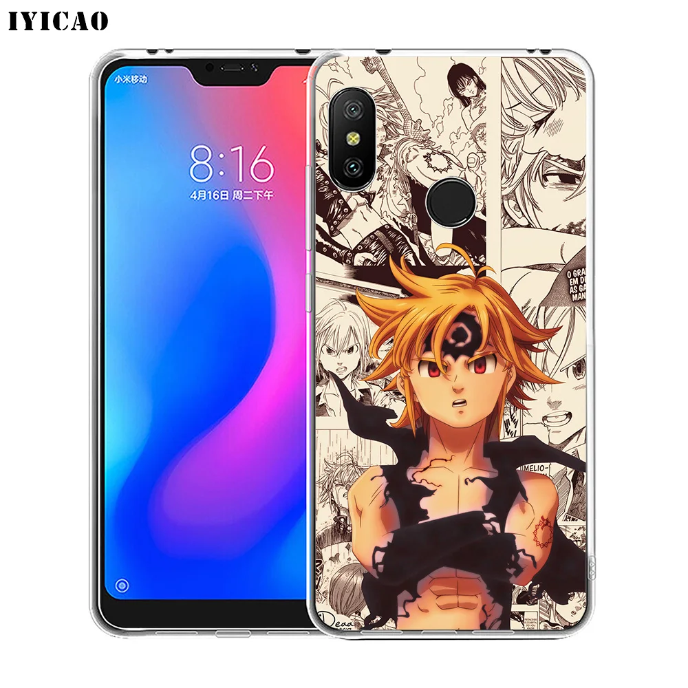 Мягкий силиконовый чехол для телефона IYICAO Meliodas Seven Deadly Sins Xiaomi Redmi 4A 5A 6A Note 7 6 5 Pro Plus 4X