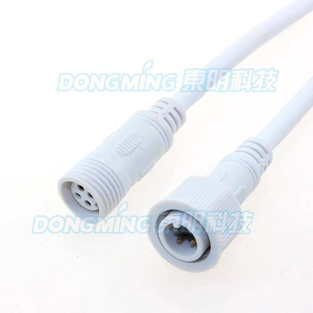 10 пар 4 контактный белый RGB водонепроницаемый кабель длиной 40 см|led cable wire|led cableled rgb