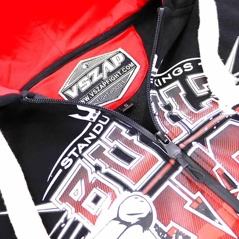 Толстовка с капюшоном и длинным рукавом на молнии|boxing sweatshirts|mma boxing trainingtaekwondo training