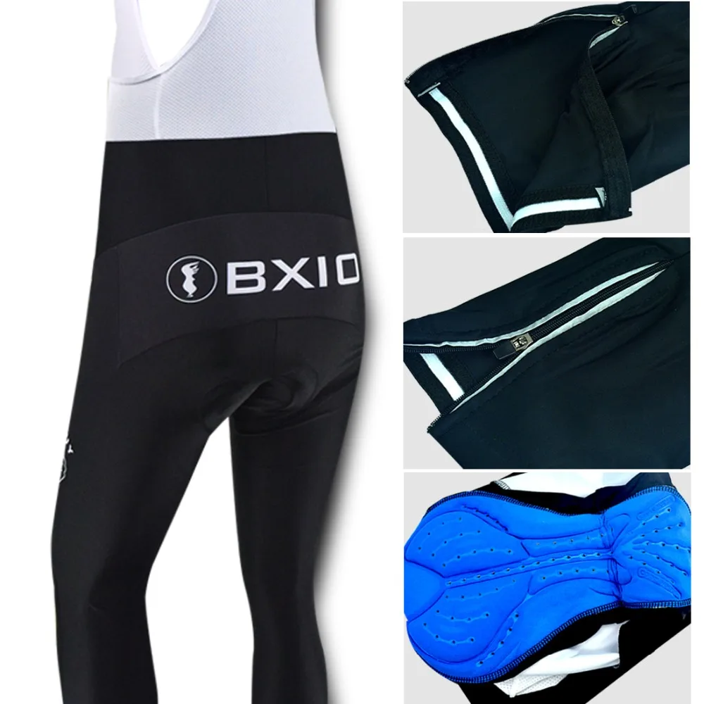 2017 Новый BXIO Лето Велоспорт Брюки Осень Велосипед Одежда комплект Велосипедов 3D