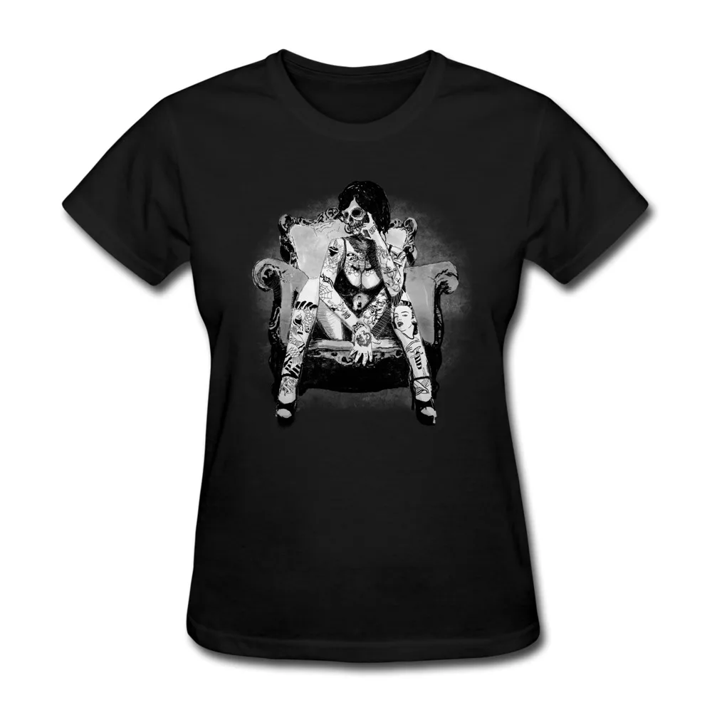 2014 Summer Solid Women T Shirt Melancolia Personalize Photos T-Shirts Short Sleeve | Женская одежда