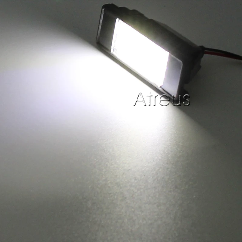 Atreus Автомобильный светодиодный Подсветка регистрационного номера 12V для Peugeot 307
