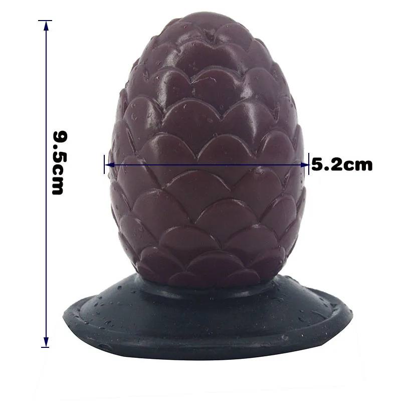 FAAK 9.5x5.2cm pinecone appearance Anal Plug Ass massage Masturbate butt plug anal sex toys For Woman Man adult products | Красота и