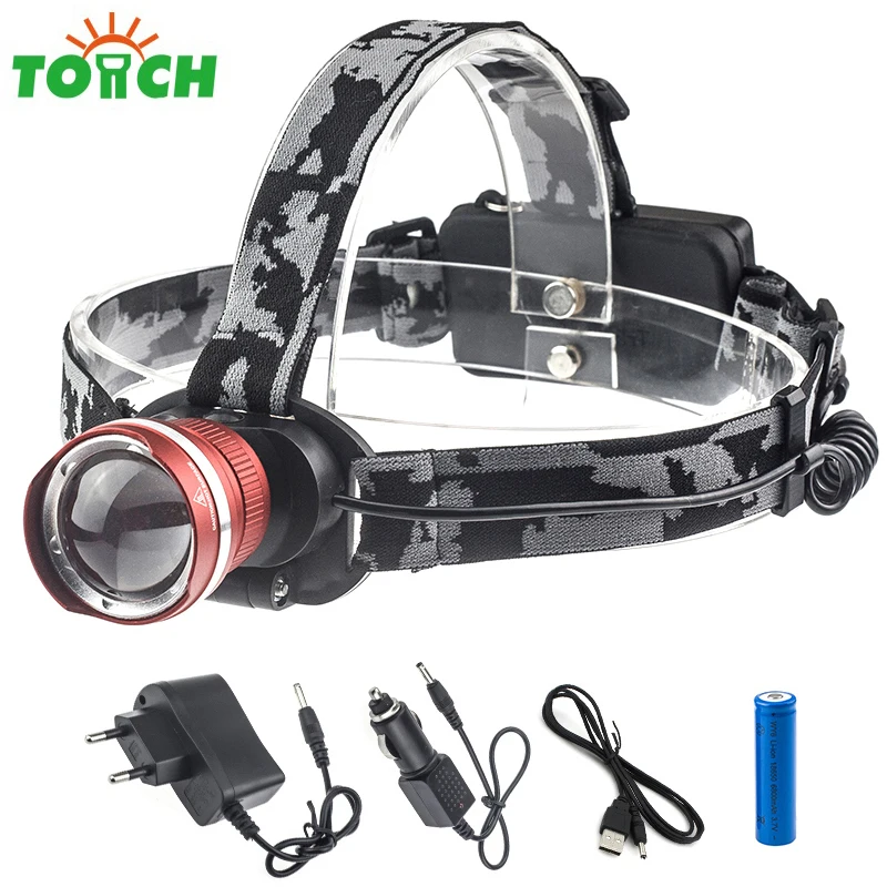 3xaaa фары T6 светодиодный головы фонарик Масштабируемые Глава Torch Light