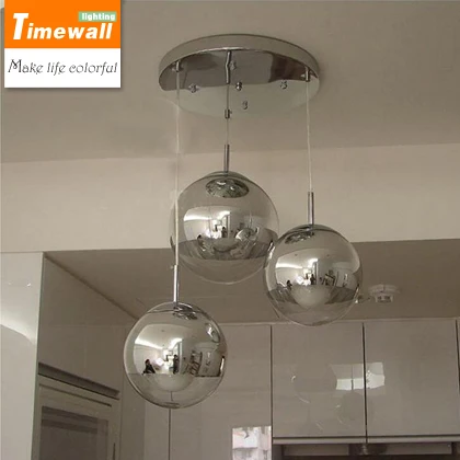 2016 Real Suspension Luminaire Lamparas After The Modern Christmas Ball Cafe Personality Office Studio Glass Chandelier Round | Освещение