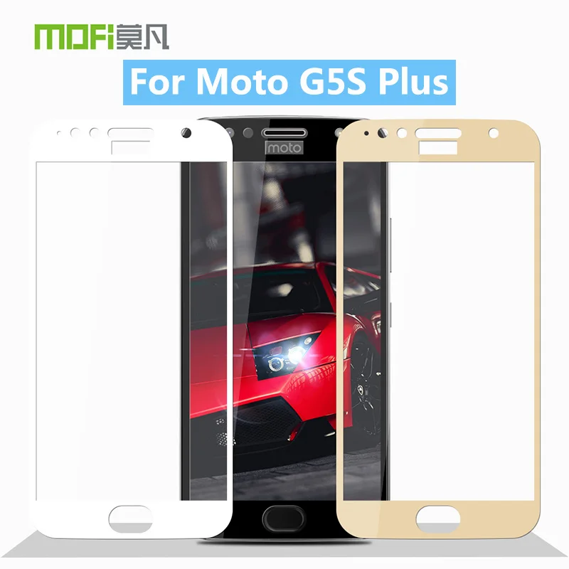 Для MOTO G5S PLUS Оригинал MOFi полное покрытие Закаленное стекло Защитная пленка для
