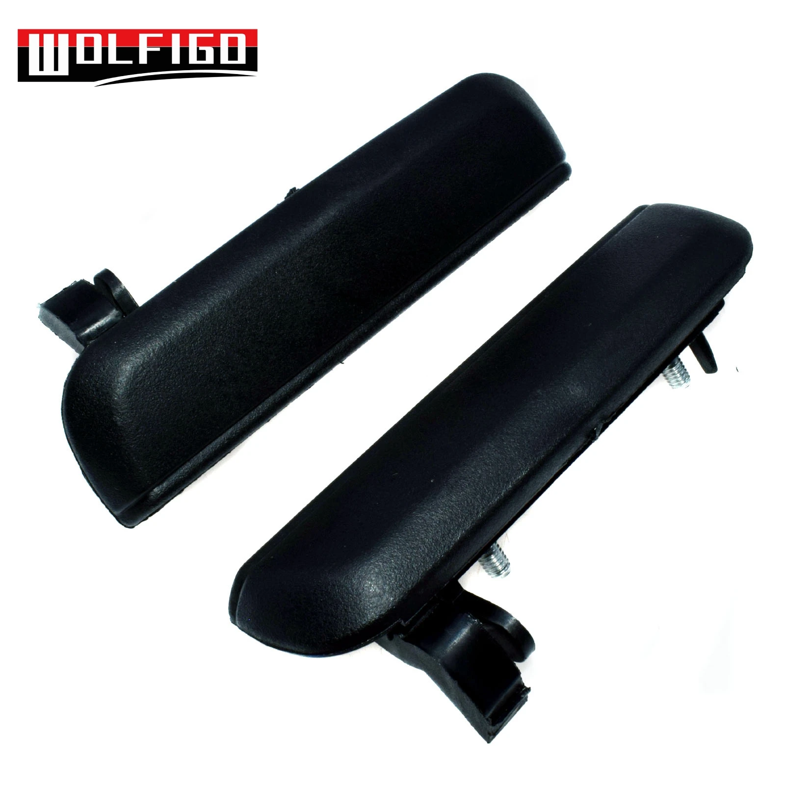 Rear Left Right WOLFIGO, новинка, внешняя, внешняя, для водителя, пассажирская сторона, FL FR RL RR, дверная ручка, подходит для Toyota Tercel 1995 1996 1997 1998 69220-0A010 - Цвет: Rear Left Right
