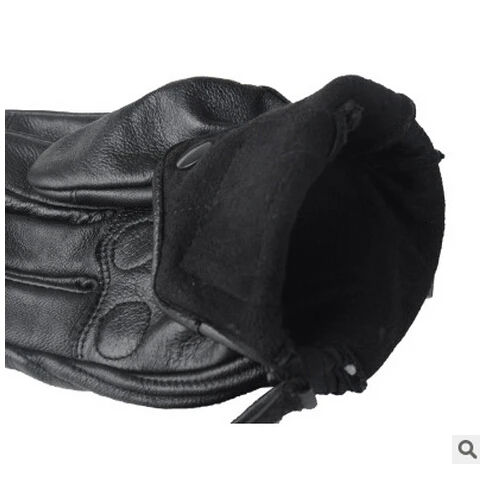 Бесплатная доставка кожаные зимние мотоциклетные перчатки велосипедные