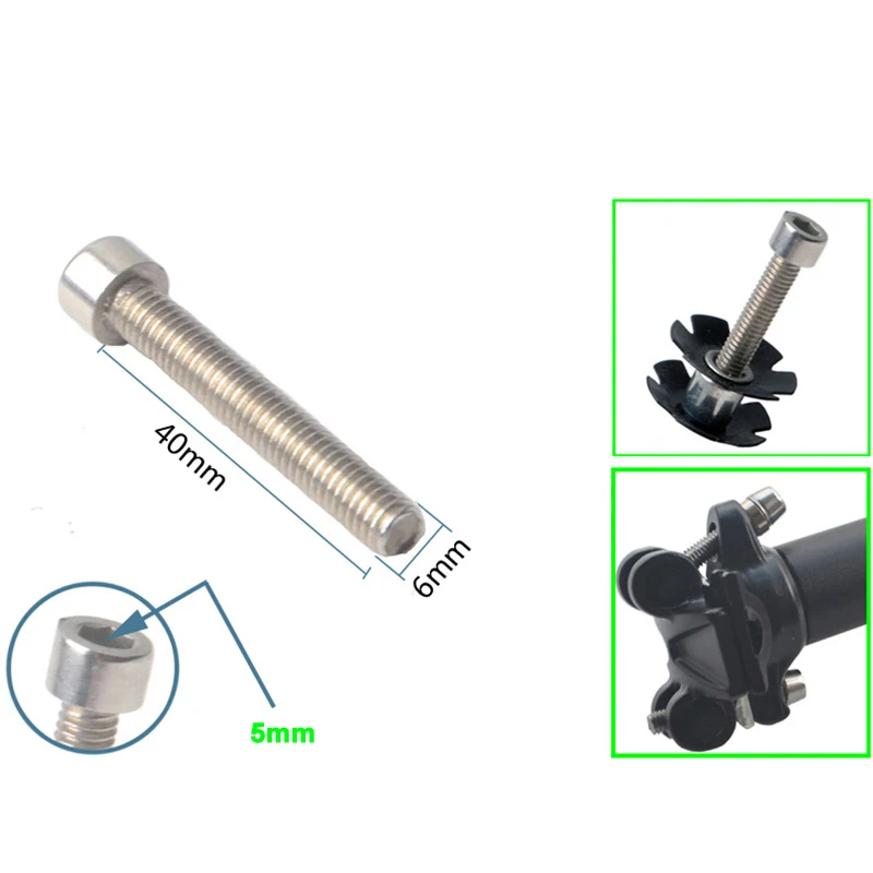 2 шт. 5 мм 6 шоссейный велосипед MTB велосипеда велосипедная рулевая колонка Core винт