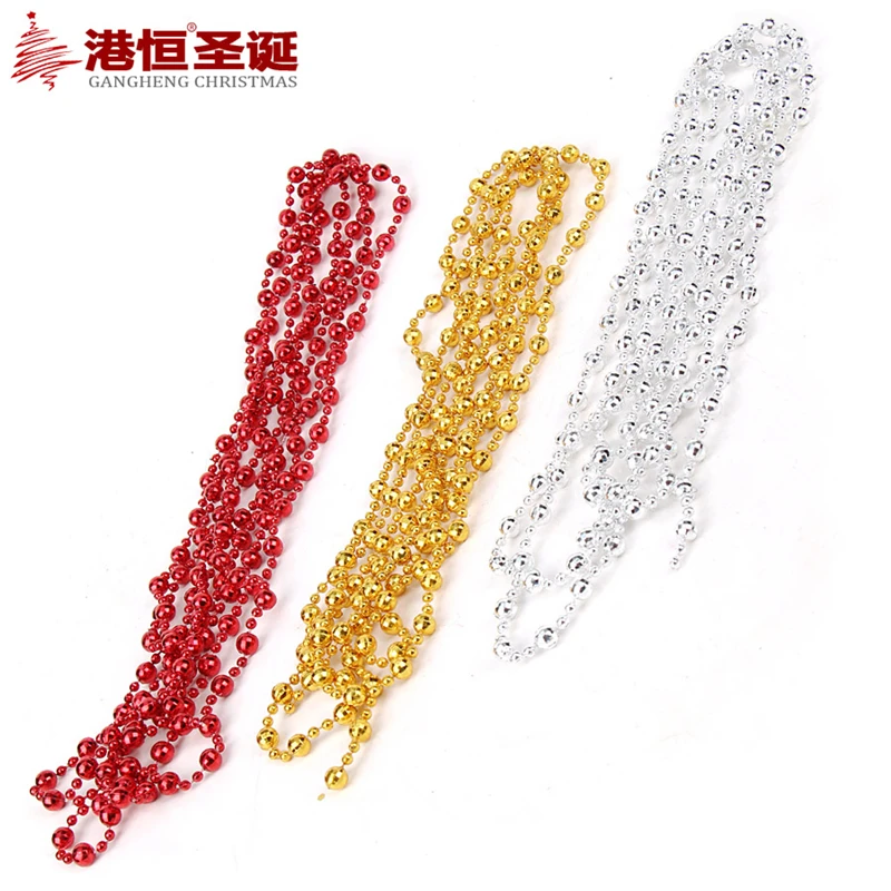 2 4 м Рождественская елка подвесное украшение зеркальное покрытие бисер цепочка
