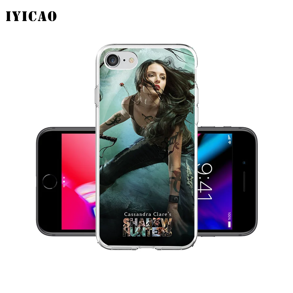 Мягкий силиконовый чехол для телефона IYICAO Shadowhunters TV Show iPhone X XR XS MAX 6 6s 7 8 Plus 5 5S SE TPU |