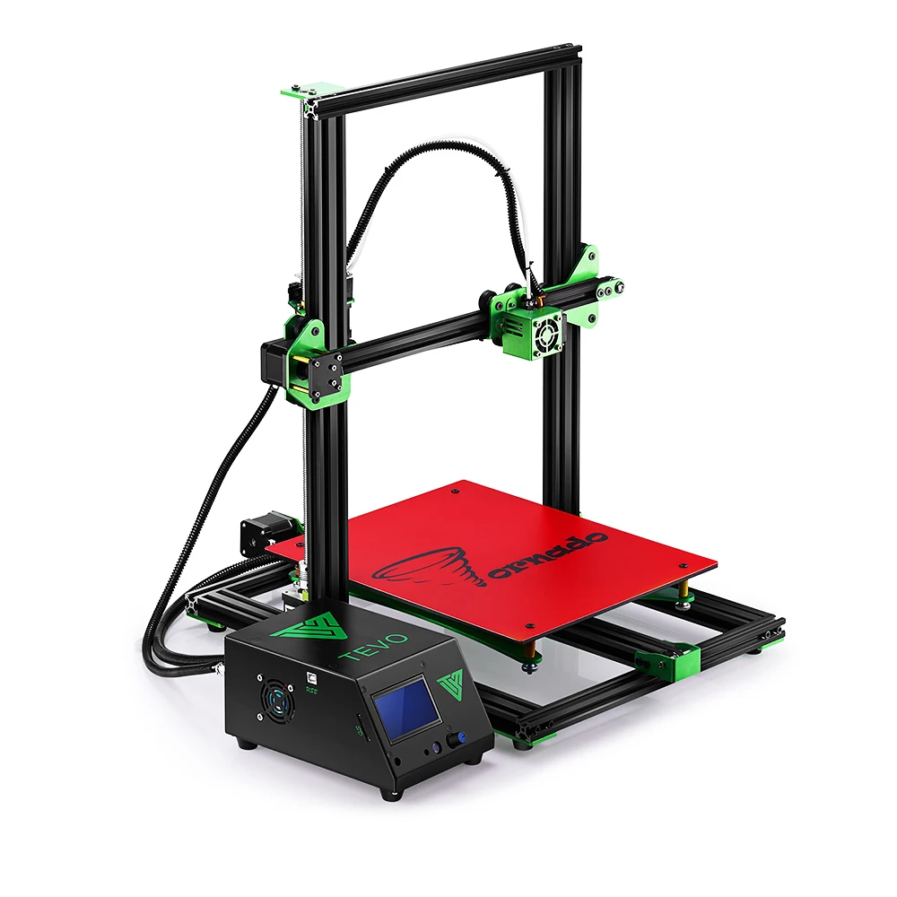 TEVO Tornado 3d принтер Полностью Собранный алюминиевый экструзионный Высокое