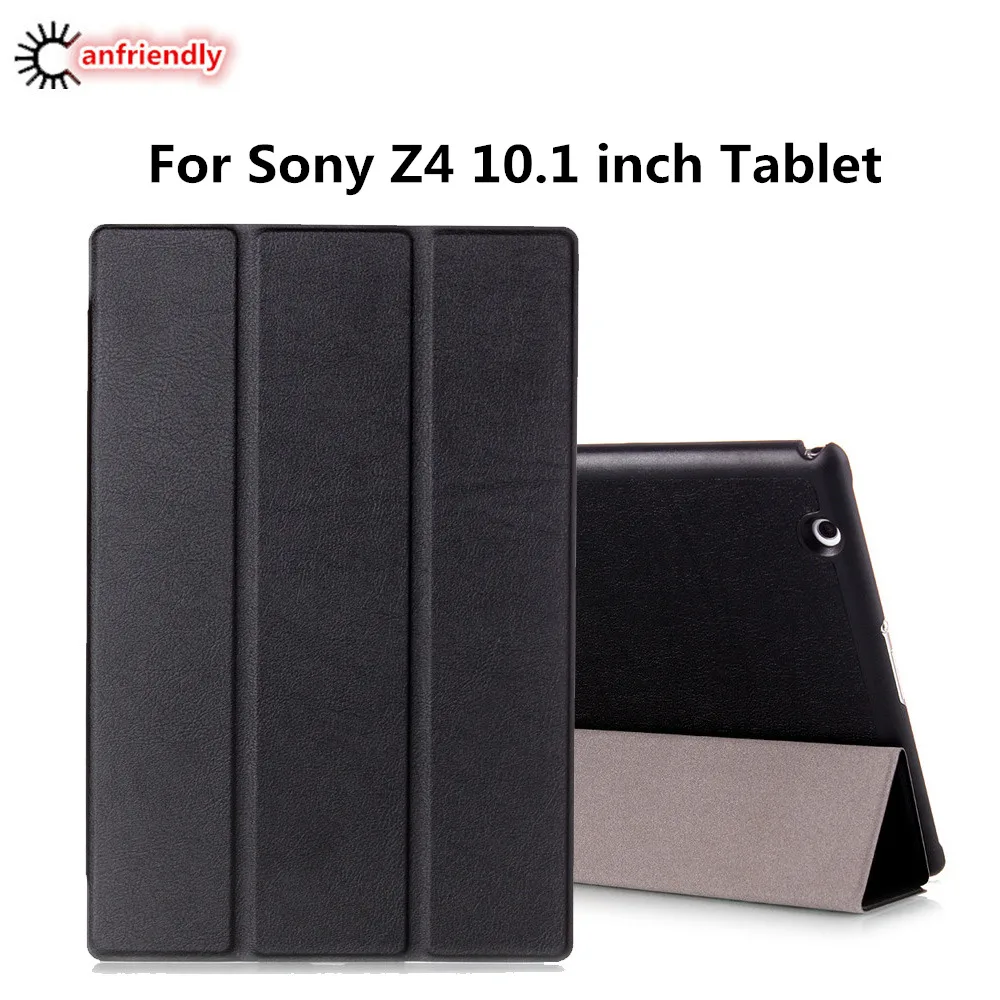 Умный Магнитный Складной флип-чехол из искусственной кожи для Sony Xperia Z4 10