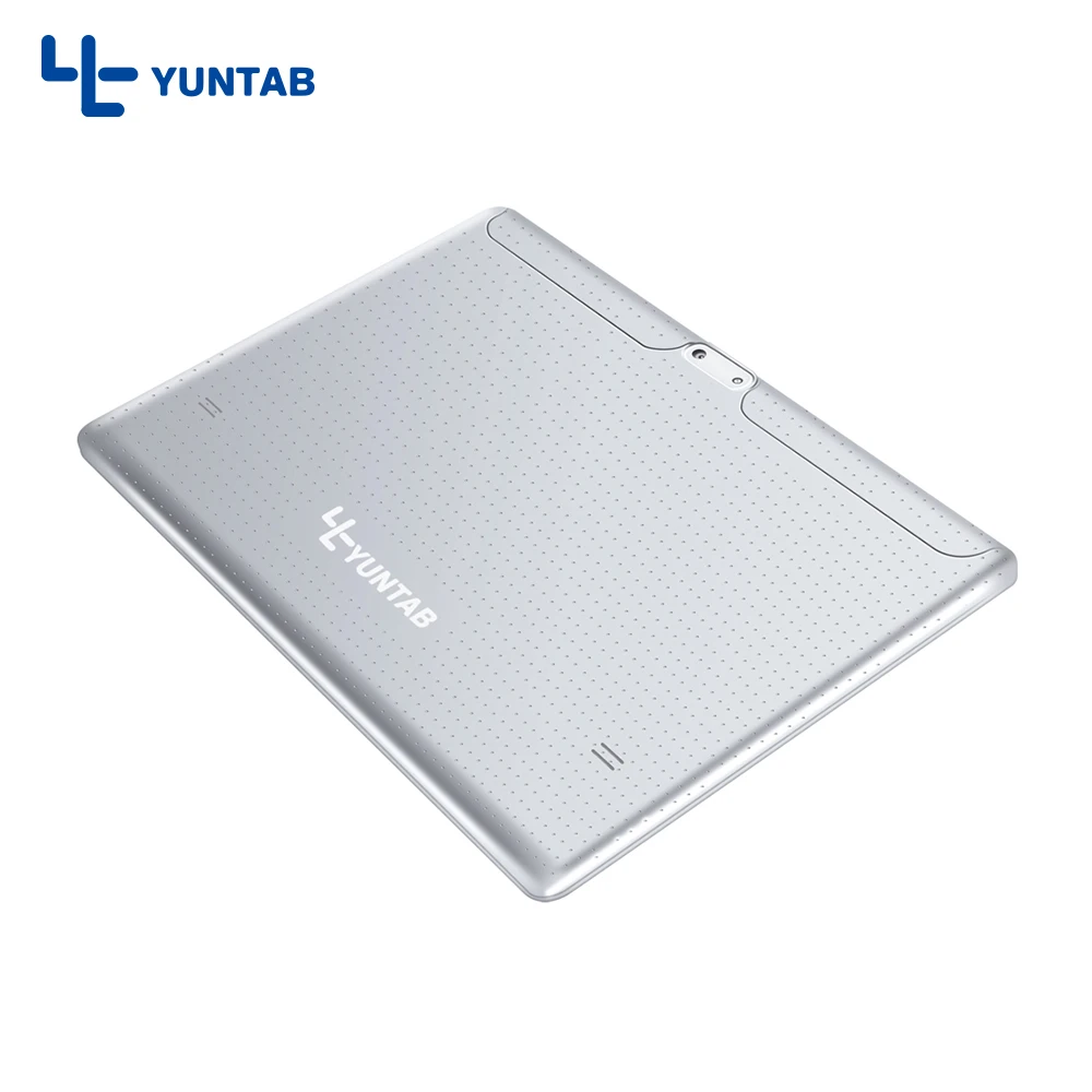 Yuntab K107 планшет Android 5,1 сенсорный экран 1280*800 четырехъядерный с двойной камерой и двумя слотами для sim-карт 4500 мАч батарея(серебро