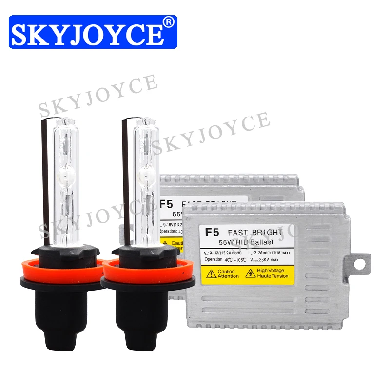 SKYJOYCE 12V 55W быстрый старт Cn светильник HID комплект F5 Балласт H1 H7 H11 9005 Оригинальная
