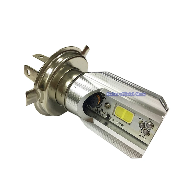 Carbar # H4 6500K 12V светодиодные фары для мотоцикла HS1 Противотуманные велосипеда