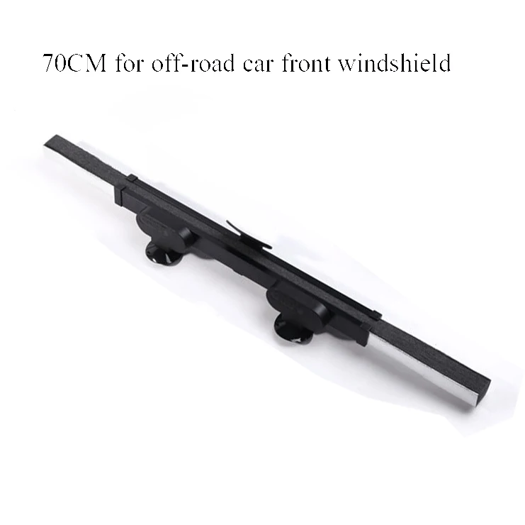 70cm front windshiel Универсальный автомобильный выдвижной передний лобовое стекло Sunshad для внедорожников и грузовиков, заднее лобовое стекло, солнцезащитный козырек, УФ защита, занавеска - Цвет: 70cm front windshiel