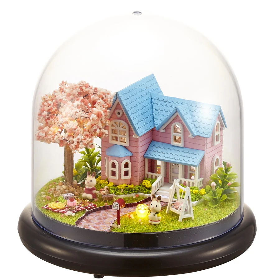 Изысканная Музыкальная шкатулка с изображением замка из мультфильма сделай сам