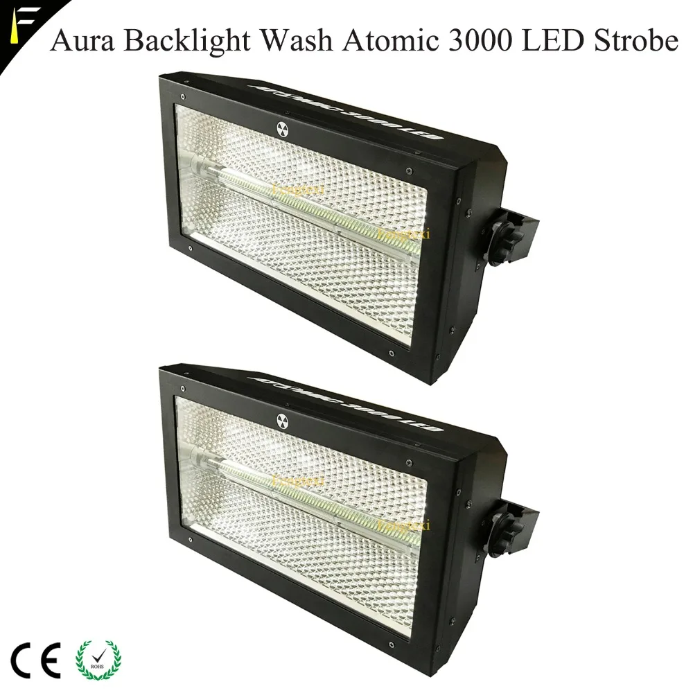 2x Светодиодный светильник ning Atomic 3000 RGB стробоскоп для мытья клубный с 228*3 Вт белый