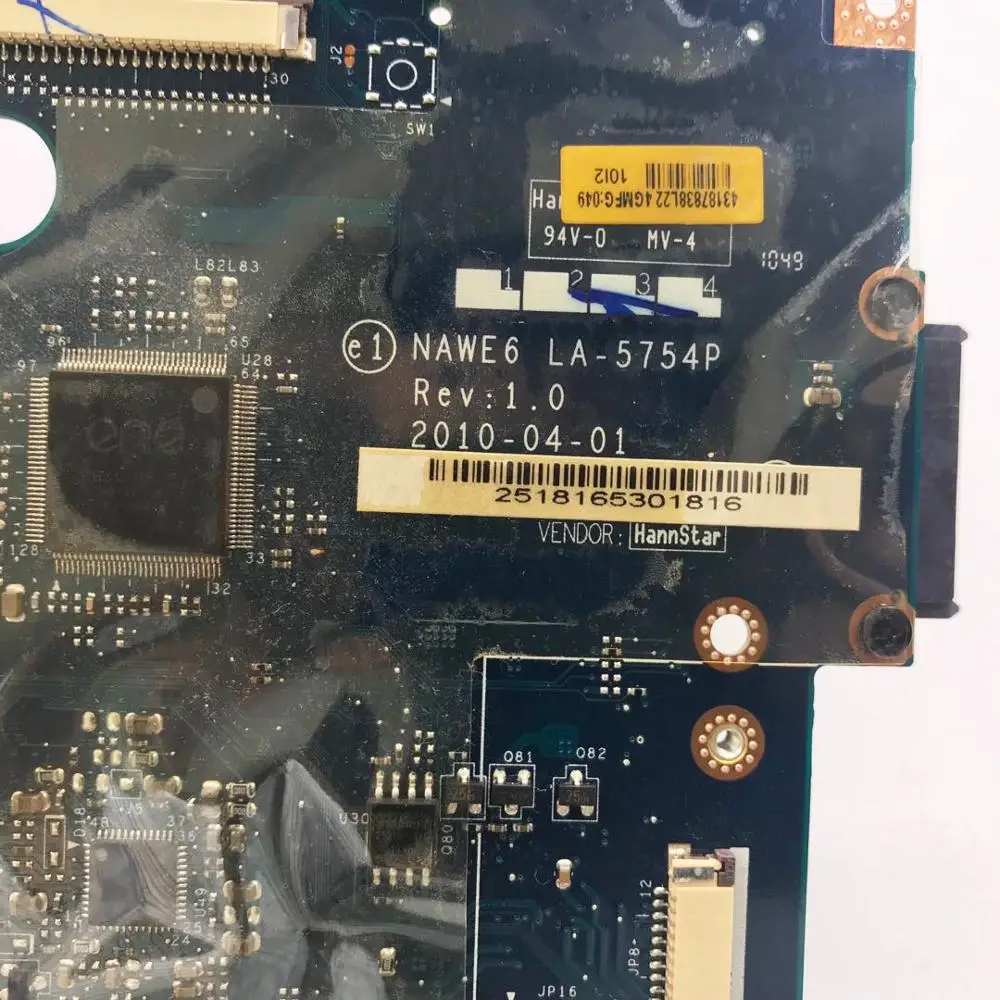 Материнская плата KEFU LA-5754P для ноутбука Lenovo G565 Z565 | Компьютеры и офис