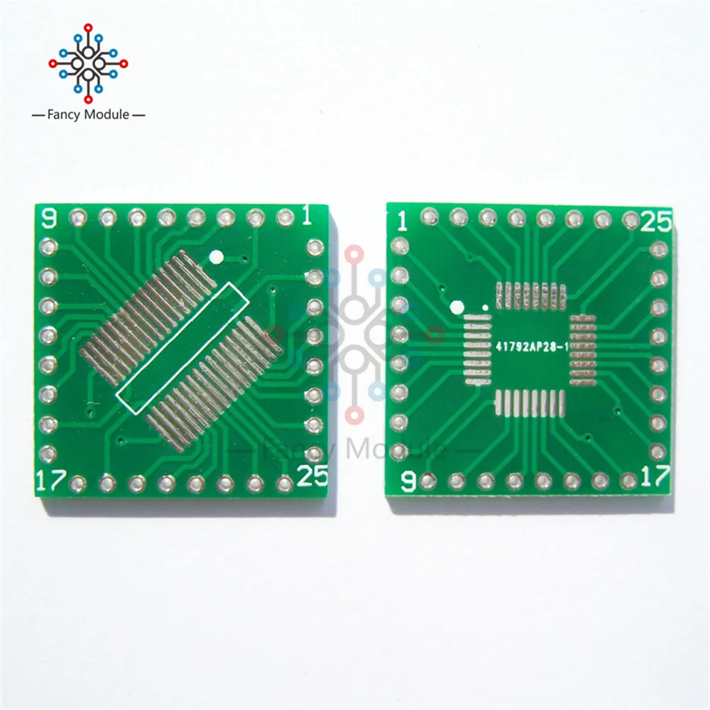 5 шт QFP/TQFP/LQFP/FQFP/SOP/SSOP32 для DIP адаптера PCB плата конвертера SOP32 поворотный адаптер