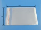 DoreenBeads 200 шт. прозрачные самоклеящиеся пластиковые пакеты 7x12 см (B03359), yiwu