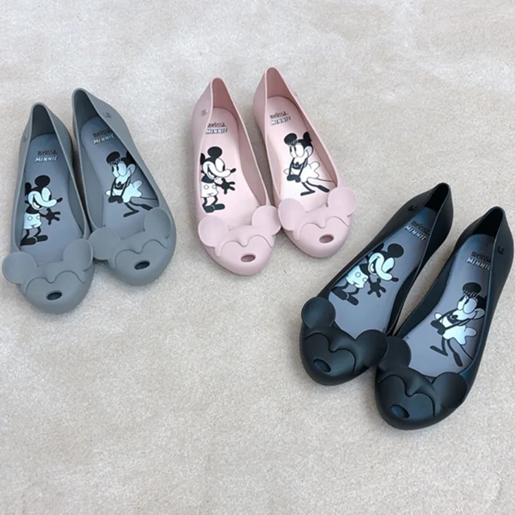 Melissa mickey minnie/Женская обувь; коллекция года; melissa; женские сандалии на плоской подошве; женская прозрачная обувь; сандалии для взрослых; женская обувь