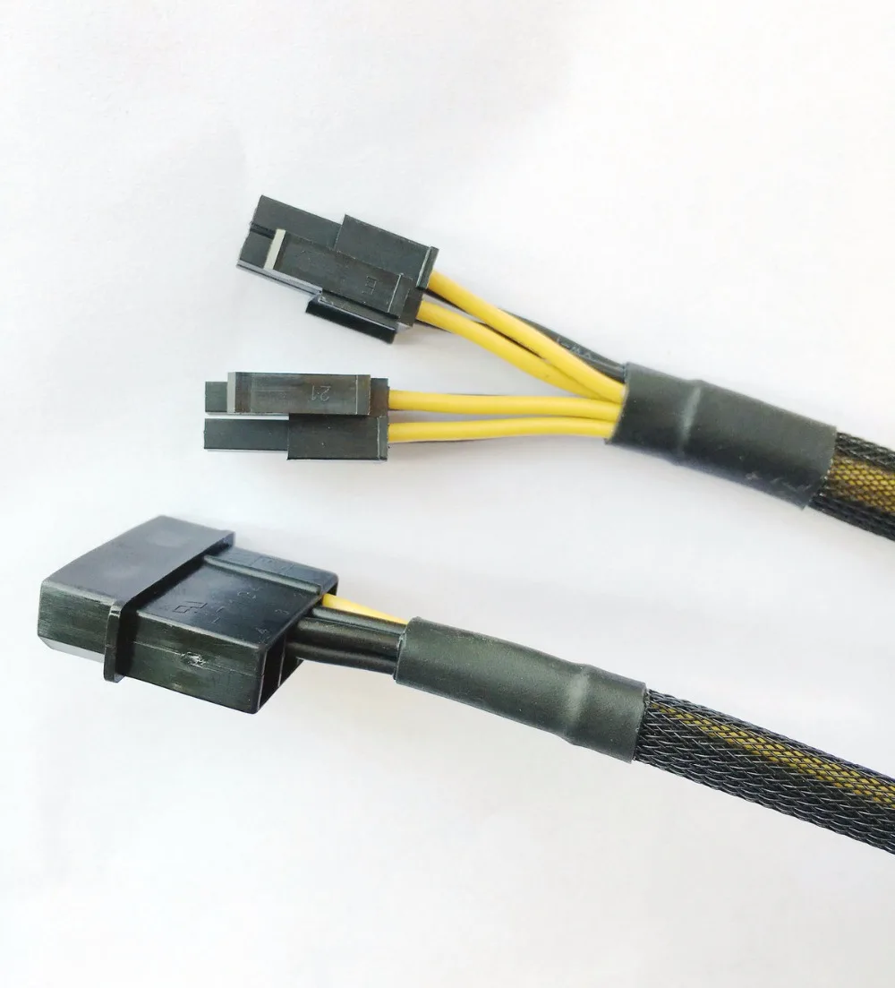 100 шт. 4 контактный к 8 ЦП кабель питания 4Pin (4 + 4Pin) EPS 12V адаптера преобразователя 30