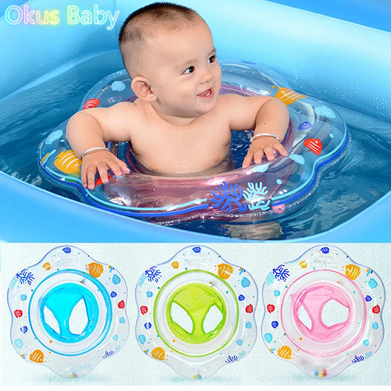 

2021 Newest Infant Baby Swimming ring Accessories Kids Sitting Swimming circle Toy Safe Float Circle Baby Toys Brinquedos