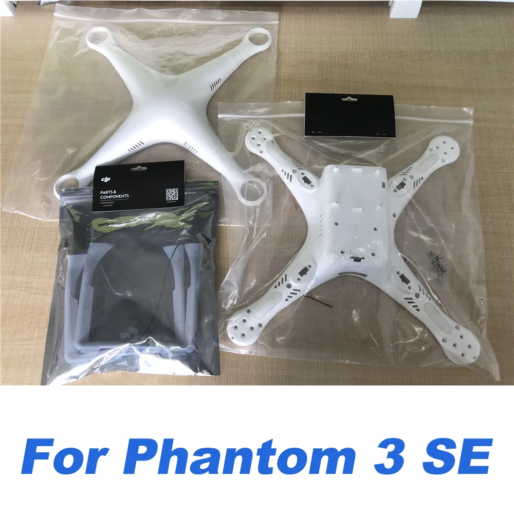 Подлинная DJI Phantom 3 SE корпус Верхняя Нижняя оболочка с винтами ESC шасси с компасом и антенной Запасная часть