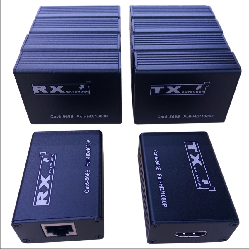 HDMI удлинитель до 30 м передатчик приемник TX/RX V1.3 HD 1080P по CAT6 RJ45 Ethernet кабель для ТВ