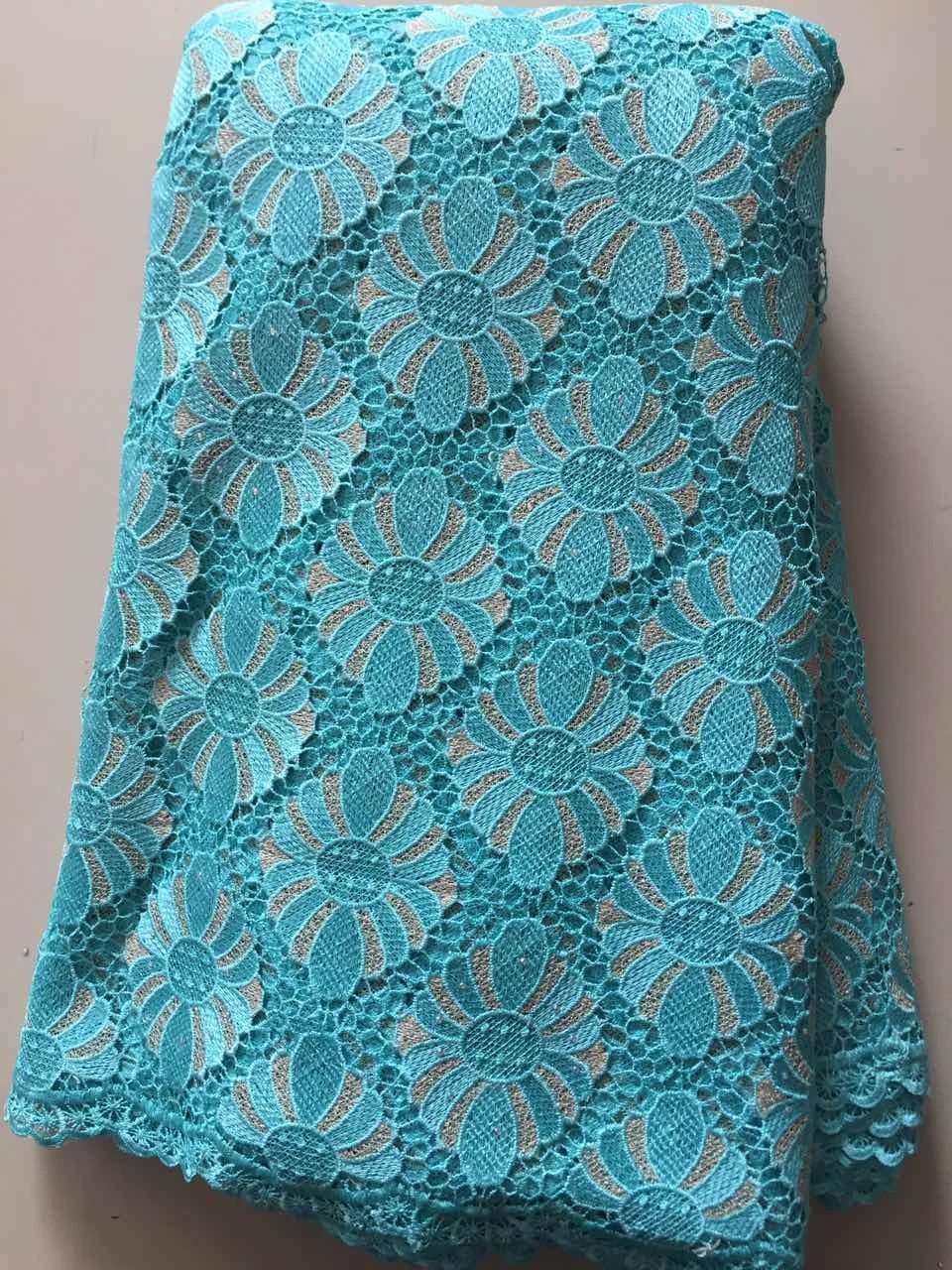 Wholesale African Guipure Lace Fabric High Quality Latest Nigeria Laces 2018 Cord Fabrics MJKY3001a | Дом и сад