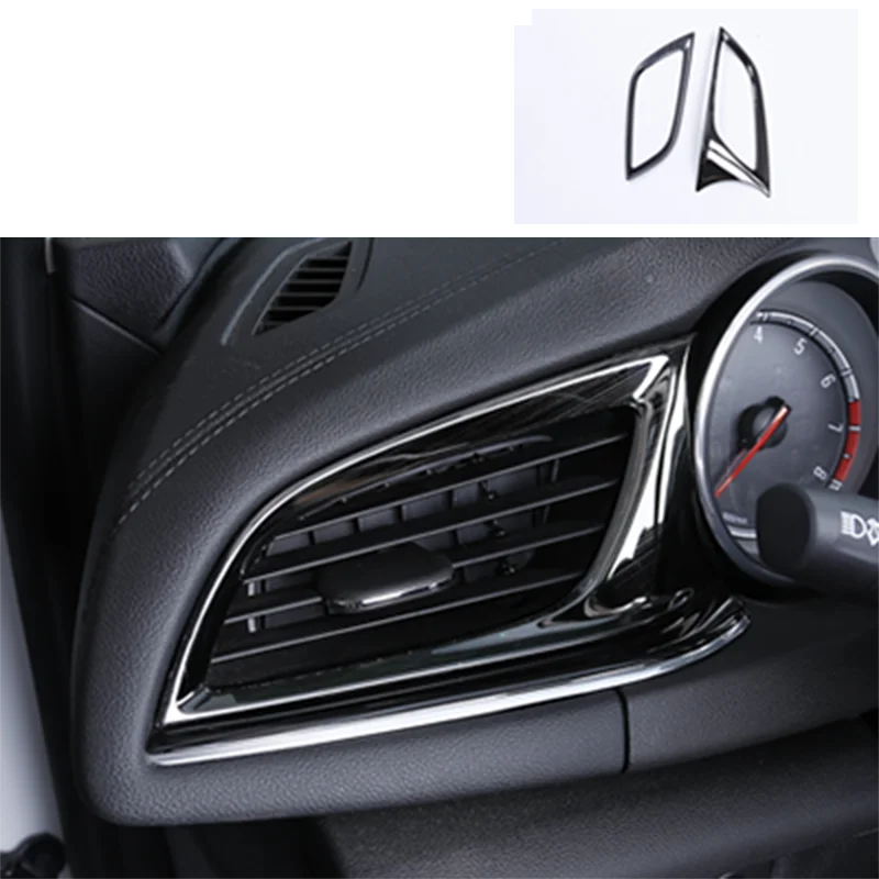 control vent frame Lsrtw2017 нержавеющая сталь салона Стайлинг Панель Планки для Buick Regal Gs opel insignia - Название цвета: control vent frame