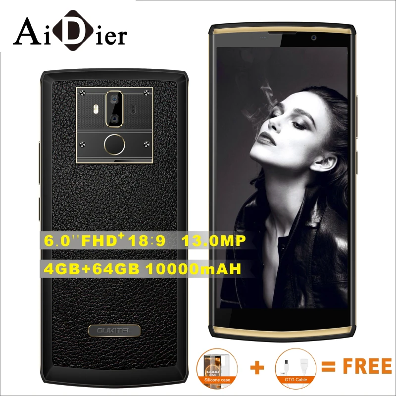 Oukitel K7 Android 8 1 MTK6750T Octa Core 6 0 &quotFHD + 18:9 4G 64G 10000 mAH 9 V/2A 13.0MP 5.0MP смартфон|Смартфоны| |
