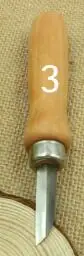 3 Деревообрабатывающие инструменты DIY деревообрабатывающие долота столярные деревянные резные плоские инструменты набор ножей - Цвет: 3