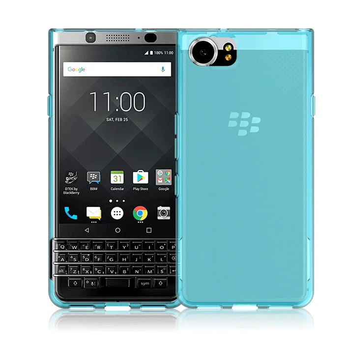 Нескользящий мягкий прозрачный силиконовый чехол из ТПУ для Blackberry Krypton |